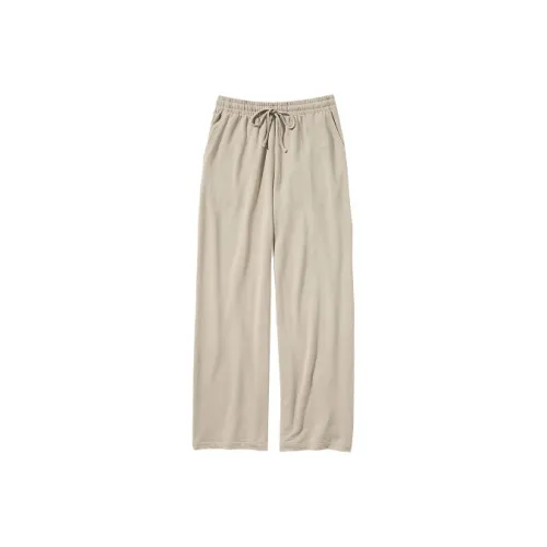 UNIQLO Бежевые Женские Повседневные Брюки