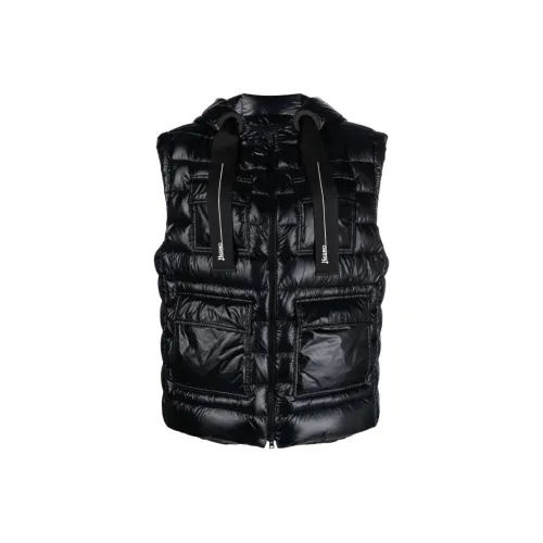HERNO Черные Женские Жилеты