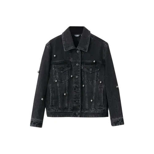 AMII Denim Jacket Women's Black