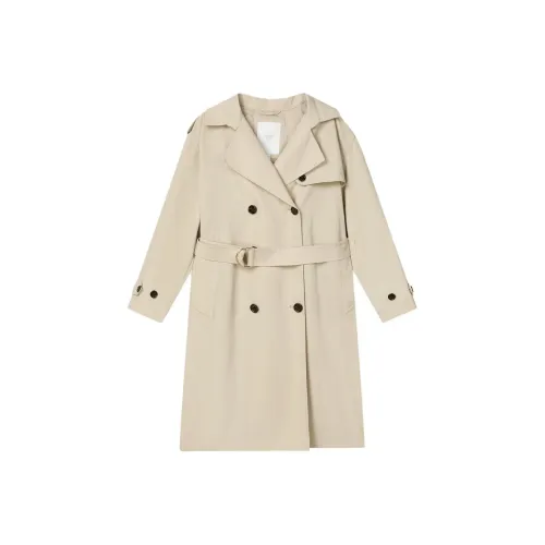 FILA Пальто Женское Камень Песочный Хаки