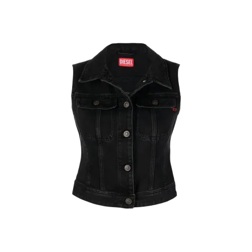 DIESEL Черные Женские Жилеты