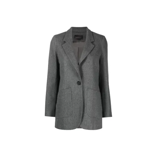 Lorena Antoniazzi Бизнес-костюм пальто женское угольно-серый