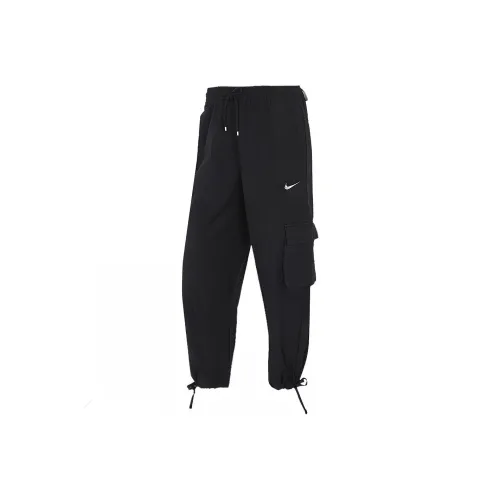 Nike Вязаные тренировочные штаны женские черные