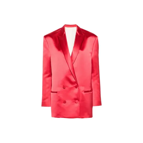 PHILOSOPHY DI LORENZO SERAFINI SS24 Бизнес-костюм Пальто Женское Ярко-красное