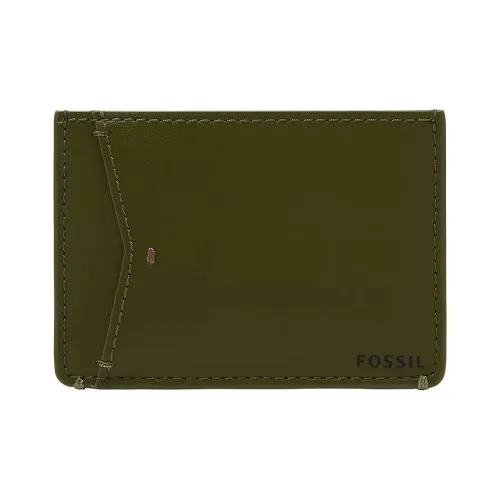 FOSSIL Кожа Картхолдер Женские Зеленый