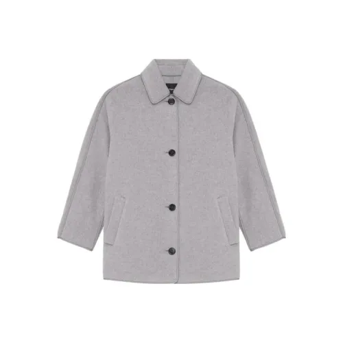 Theory Серое Женское Пальто