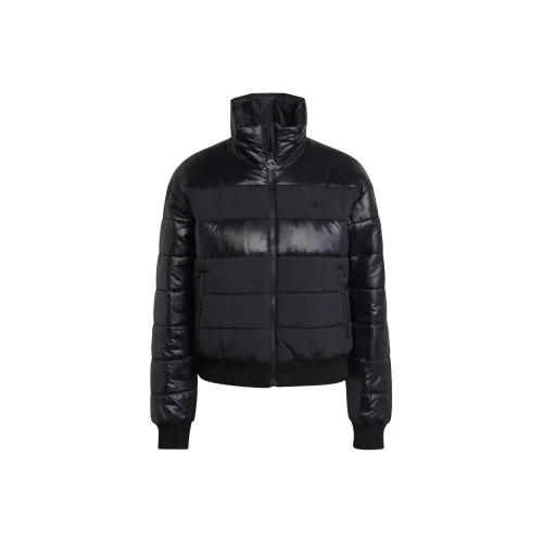 Adidas Blocked Куртка Пуховая Куртка Женская Черная