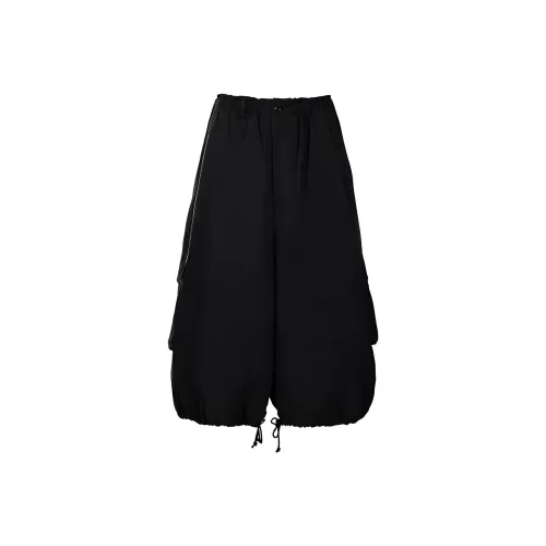 Yohji Yamamoto Черные Женские Повседневные Брюки