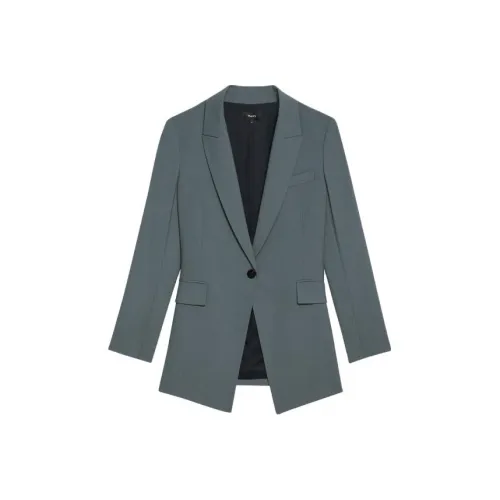 Theory Туманно-голубой Женские офисные костюмы