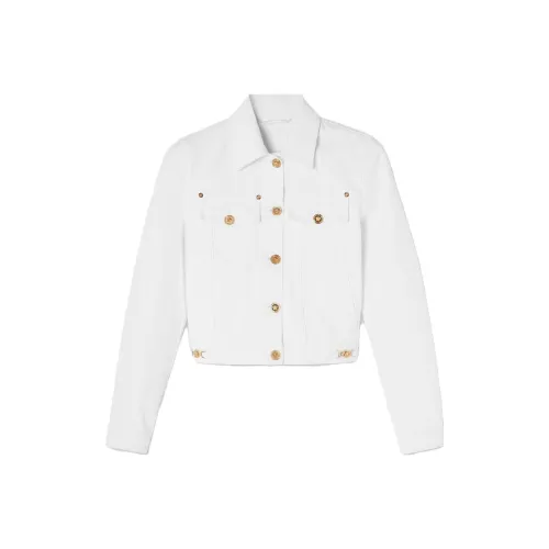 VERSACE Белые Женские Джинсовые Куртки