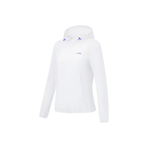 LINING Running Collection Стандартный белый Женская одежда с защитой от УФ-лучей