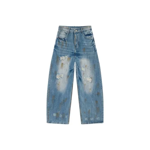 EVBD Синие Унисекс Джинсы