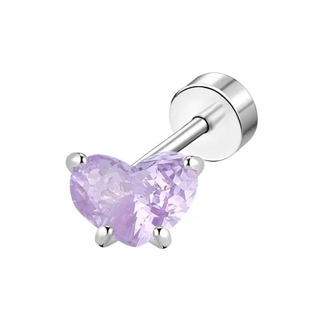 EAR PARTNER Титановые стальные серьги-гвоздики унисекс