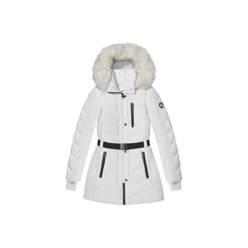Michael Kors Белые Женские Объёмные Куртки (Пуфы)