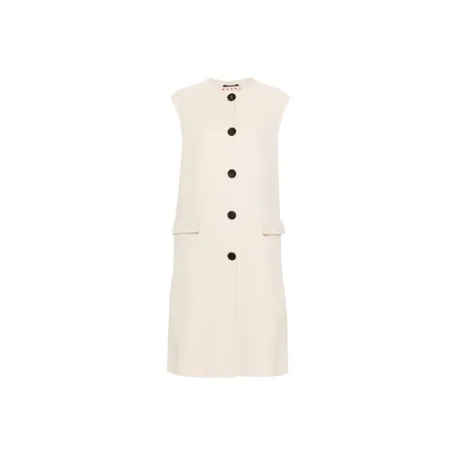 MARNI Сливочный Женское Пальто