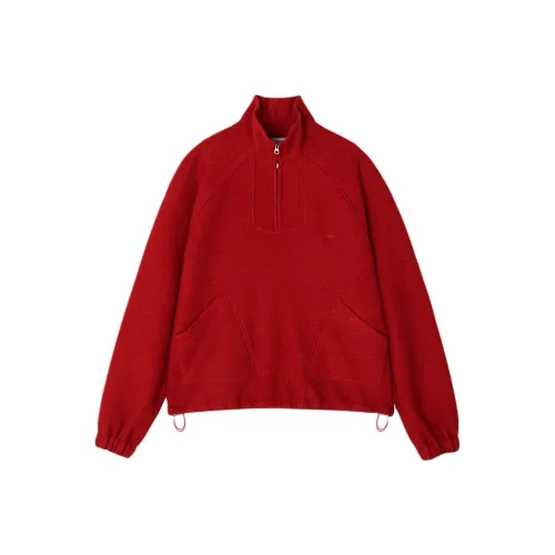 ETHOS ZIP UP Свитшот Женский Красный