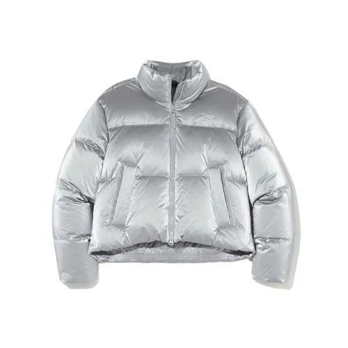 New Balance Пуховик Женская Серебряная