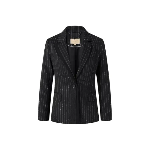 Ports 1961 Бизнес-костюм Пальто Женское Черное