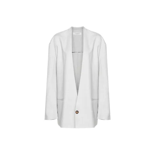 PHILOSOPHY DI LORENZO SERAFINI SS24 Бизнес-костюм Пальто Женское Светло-синий