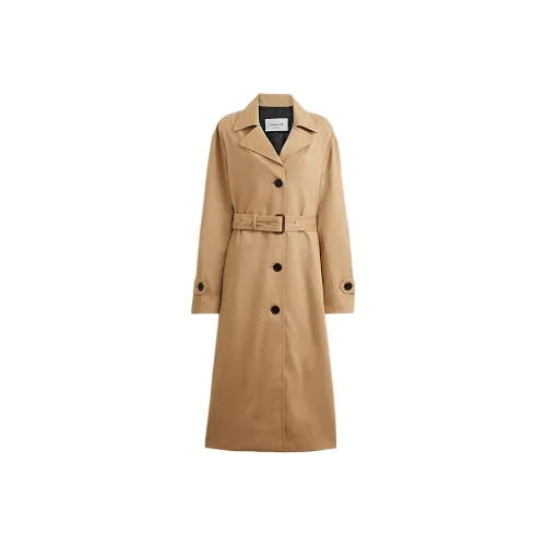 COACH SS24 Тренчкот Женский Хаки