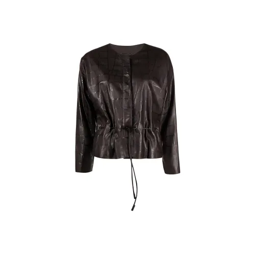 AMANI Кожа Куртка Женская Умбра