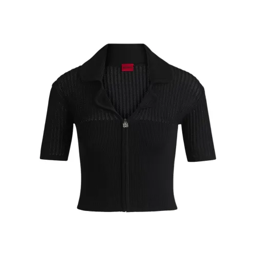 HUGO BOSS Черный Женский Трикотаж