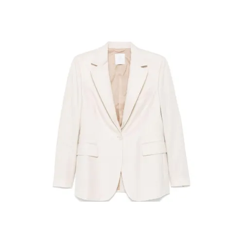 Eleventy FIRSTCLASS Made IN Italy FW24 Бизнес Костюм Пальто Женское Светлый Бежевый