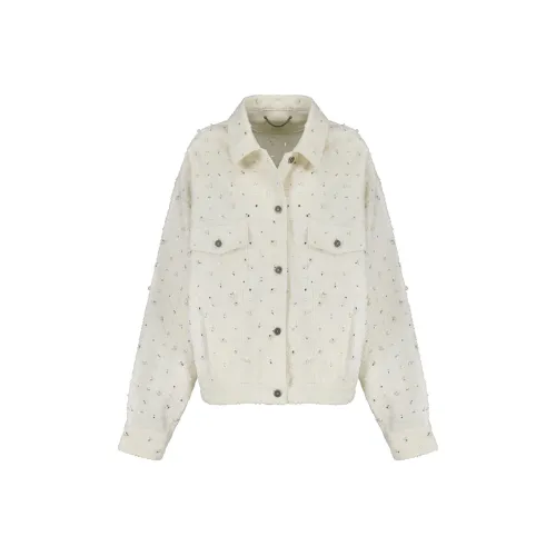 Golden Goose Белые Женские Джинсовые Куртки