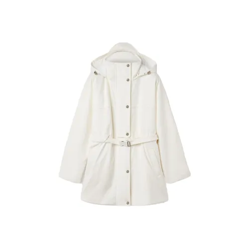 Loro Piana Белое Женское Пальто