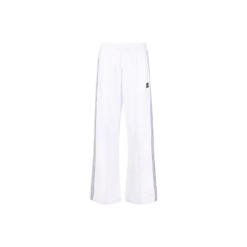 MSGM Белые Женские Вязаные Спортивные Брюки