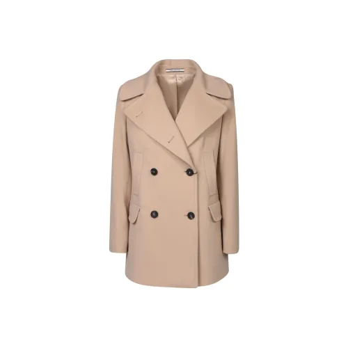 Tagliatore Бежевое Женское Пальто