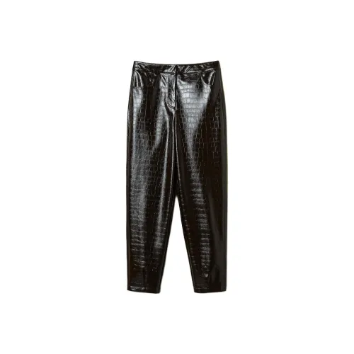 TWINSET Milano FW24 Повседневные брюки Женские Темно-коричневый