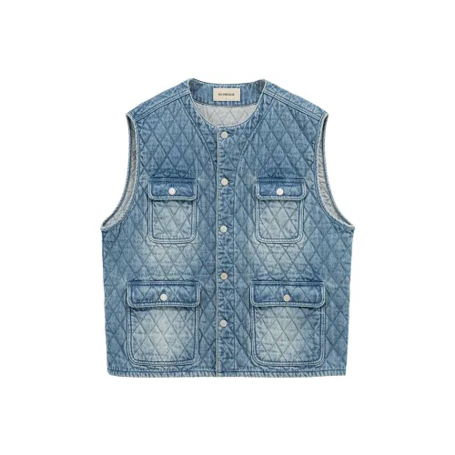 NO ONE ELSE Джинсовый синий Женские объемные куртки (пуфы)