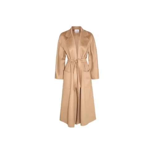 MaxMara Бежевое Женское Пальто