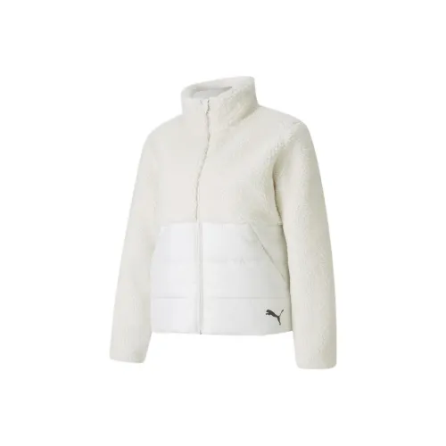 PUMA Белые Женские Бархатные Куртки