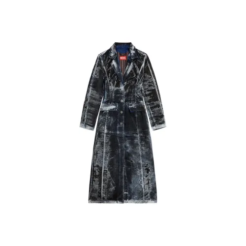 DIESEL SS24 Denim Jacket Women's Black