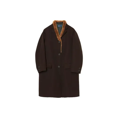 KOLOR Коричневый Женское Пальто