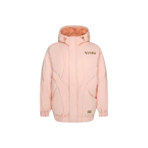 EVISU FW23 Хлопковый пуховик Женский Розовый