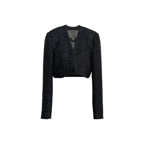 ROEYSHOUSE Cropped Coat Women's Black ROEYSHOUSE Укороченное пальто женское черное