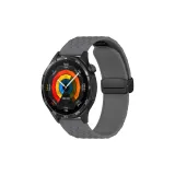 Шестиконечная звезда, магнитный, складной, застежка, серый