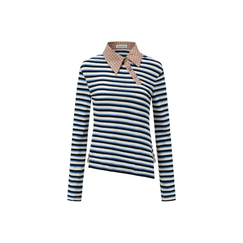 Alexia Sandra Трикотаж Женский Синий Белый Полосатый