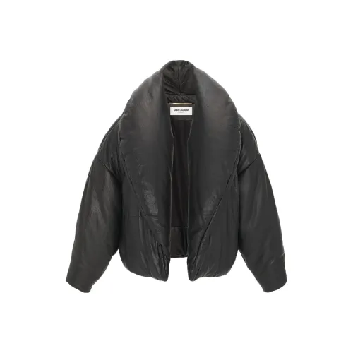 SAINT LAURENT Черные Женские Кожаные Куртки