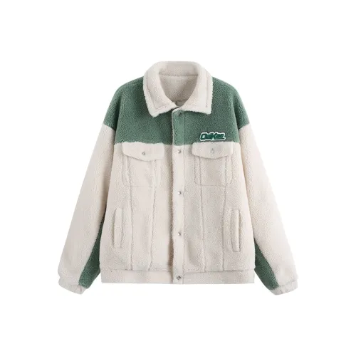 OAKAO Вельвет Feel Пальто Унисекс Белый