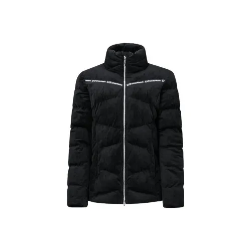 EMPORIO ARMANI Хлопковый пуховик женский черный