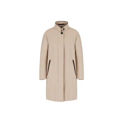 Giorgio Armani Светло-янтарное Женское Пальто