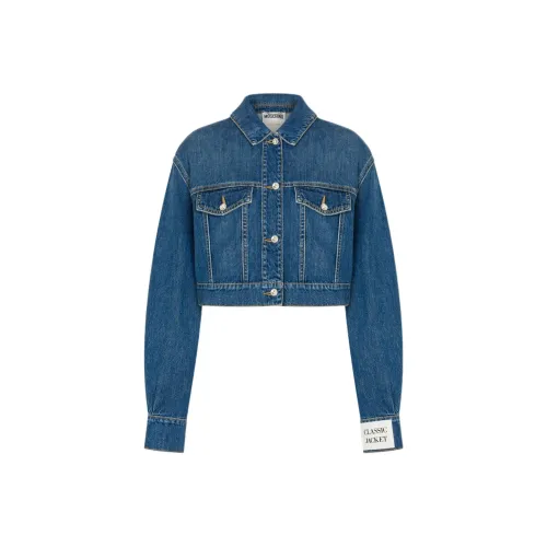 MOSCHINO Джинсовая куртка Женская Синяя