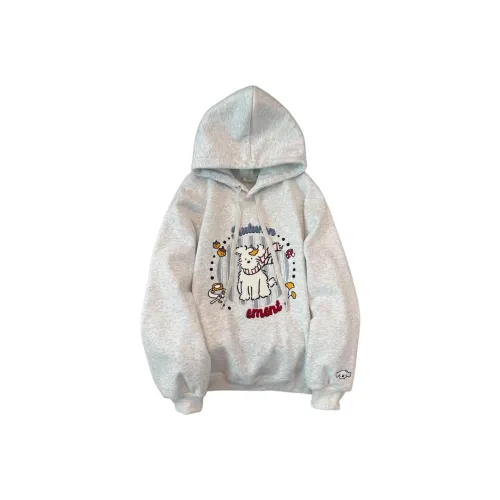 ONE PASS STUDIO Толстовка Женская Белая Серый