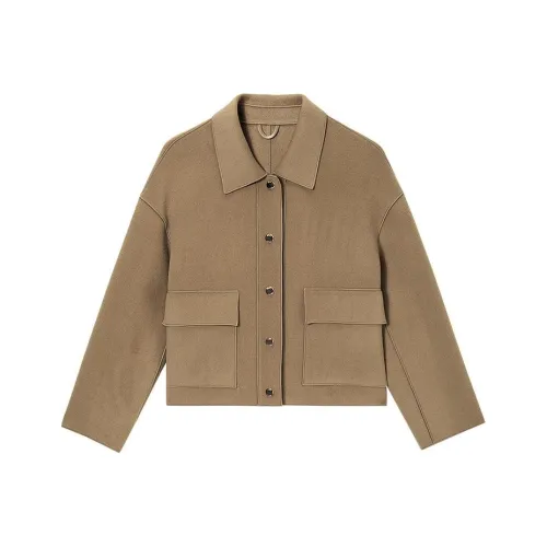 DKNY Верблюжий Женское Пальто