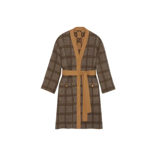 GUCCI Коричневое Женское Пальто