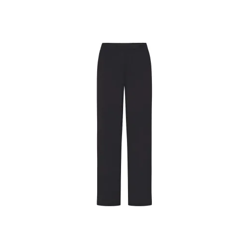 SKIMS Sleep Straight Leg Pants Casual Pants Women's Onyx Оникс